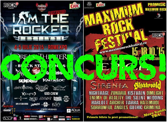 Castiga abonamente la I AM THE ROCKER si Maximum Rock Festival!